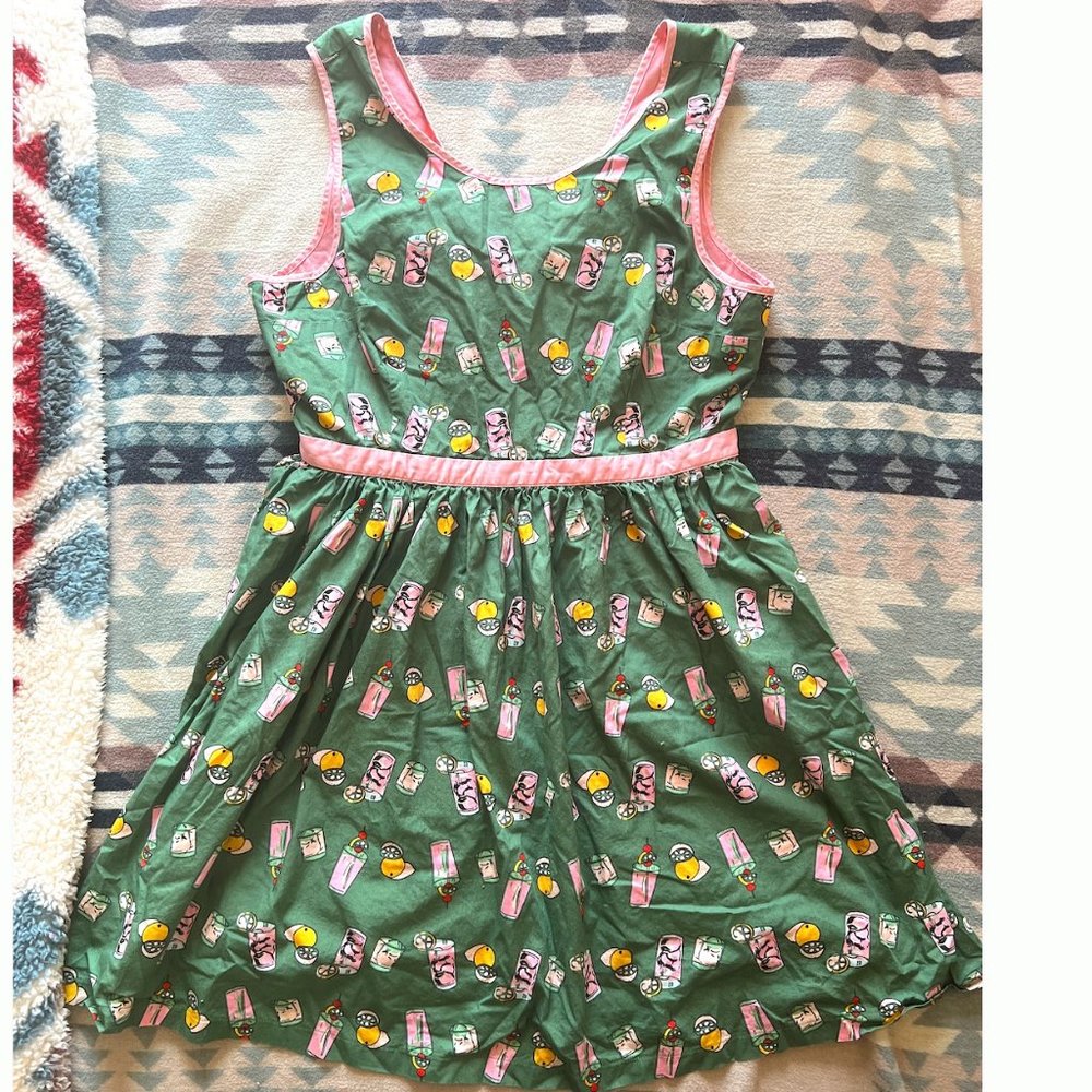 ModCloth Pink Lemonade Tie-Back Cocktail Dress (XL)